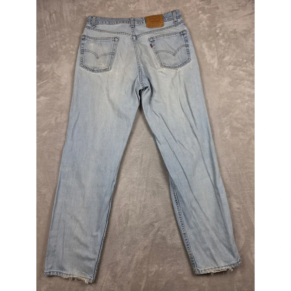 Vintage Levi's 550 Relaxed Jeans Mens 36x32 Fit 34x32 Distressed Made in USA 90s